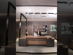 Walnussfarbe Moderne Manager Büro Schreibtisch Gewerbemöbel