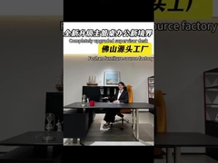 Schreibtisch, stilvoller Chef-Schreibtisch mit Schrank, großer Schicht-Schreibtisch, Computertisch