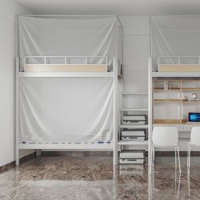 kaufen Militärschule Schlafsaal Bunk Bett Studenten Dauerhafte Metall Kinder Bunk Bett Unterstützung Anpassung online manufacture