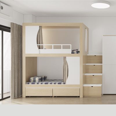 Single Capsule Pod Twin Loft School Dormitory Bunk Bed