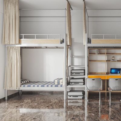 kaufen Unterstützung der Anpassung Hochwertige Qualität garantiert Vollgröße Schwarze Farbe Bunk Metal Frame Twin Bunk Bett online manufacture