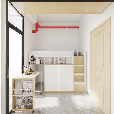 kaufen Doppel-Holz-Hochbett mit Kleiderschrank online manufacture