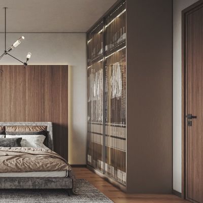 Besorgen Unterstützung der Anpassung Stilvolle und praktische Wohnungsmöbel mit Glastüren Holzschrank online manufacture