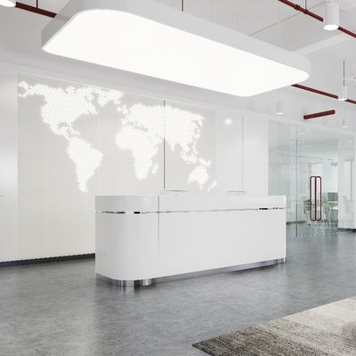 Modern Design MYIDEA Office Furniture Simple Design Marble top Reception Desk Support customization