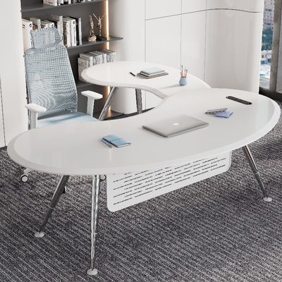 kaufen Weißer Schneeberg Tisch und Metallfüße, Personal Executive Modern Office Workstation Schreibtisch Support Anpassung online manufacture