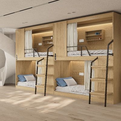 kaufen Unterstützen Sie die Anpassung sicher fest und stabil Doppeldecker-Bettmöbel für alles umfassende moderne Wohnung online manufacture