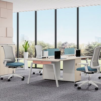 kaufen Unterstützung der Anpassung Zwei-Person / Vier-Person Büro-Schreibtisch mit Datei Schrank mit Schloss anpassbare Größe Farbe online manufacture