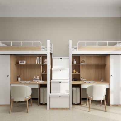 kaufen Anpassbares Bett mit Leiter Schrank und Schreibtisch für Schlafzimmer online manufacture