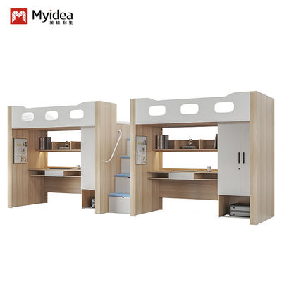 kaufen Schlafzimmermöbel Metallbett mit Schreibtisch Holzpfostenunterstützung online manufacture