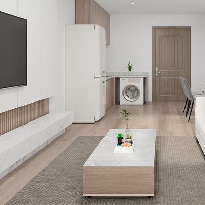 Besorgen Möbel für den Geschäftsbereich Moderne Anpassung Luxusholzplatten Kaffeetisch für Büro und Wohnzimmer in Hotels online manufacture