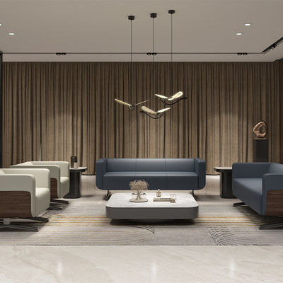 kaufen Unterstützung der Anpassung Nordic Minimalismus Ledersofa Set Büro Schlafzimmer Traditionelles Sektionsdesign Metallbeine Einzel-Drei-Sitze Sofas online manufacture