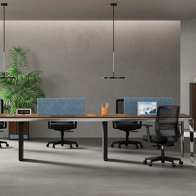 kaufen Modernes Design Zwei Vier oder Sechs-Person Büro Schreibtisch Modulhersteller aus Holz Metall Eisen Möbel für Zuhause oder Schule Büro Unterstützung Anpassung online manufacture