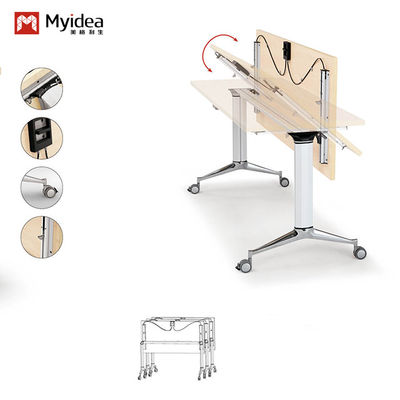 kaufen Unterstützung der Anpassung Klassisches modernes Design Klapptisch Großes Schulzimmer Möbel Zuhause Schule Büro Schulungen Panel Holz Stil online manufacture