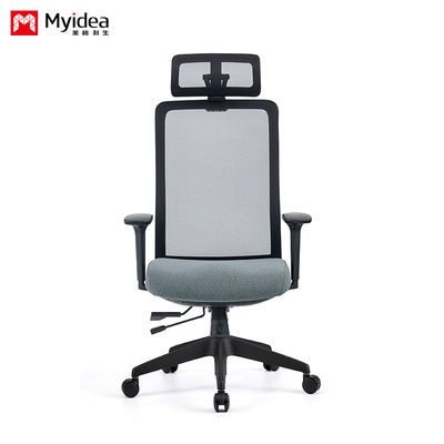 kaufen Bürostuhl im Stahlholz-Stil Net Chair mit Kopfkissen und integriertem Mesh Ergonomischer Fünf-Sterne-Bein-Stuhl Unterstützung Anpassung online manufacture