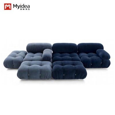 kaufen Metallbein Nordic Stoff Sofa Leicht Luxus für kleine Wohnungen Internet Wohnzimmer Schlafzimmer Designer Quadrat Buckle Modul Sofa Kombination online manufacture