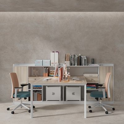 kaufen Finanzbüro Schreibtisch- und Stuhlkombination, einfacher moderner Bildschirm, Mitarbeiterschreibtisch, Bürotisch, 6-4-Personen-Sitzplatz, Kabine online manufacture