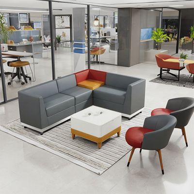 kaufen Kreatives und lässiges kleines Eckbüro Sofa, einfache und moderne Rezeption und Ruhebereich, geeignet für Treffen Gäste, Ausbildungseinrichtungen und Stände online manufacture