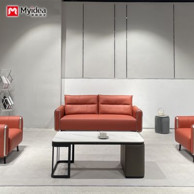 kaufen Modern Luxus Neues Leder Büro Sofa Set Geschäftsrezeption Firma Möbel Chef Schule Hotel Büro Sofa online manufacture