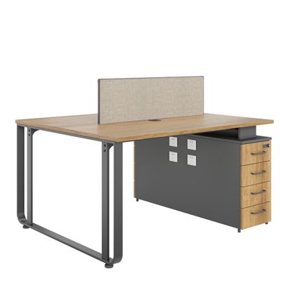 Myidea Industrial Style Office Desk Staff Workstation Screen Office Workstation Combination Simple and Modern