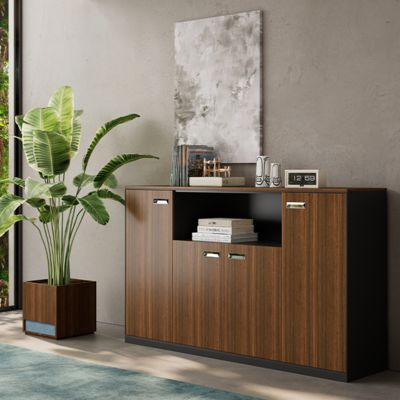 Myidea Simplified Storage Space, Back Cabinet, File Cabinet, Floor To Ceiling Partition, Office Low Cabinet