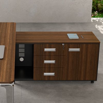 Simple And Modern Executive Desk, Manager'S Desk, Filing Cabinet, Large Shift Desk, Boss'S Desk And Chair Combination, Office Furniture