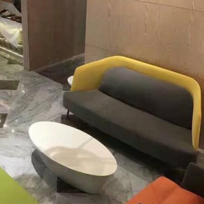 White Glossy Painted Coffee Table With Unique Texture, Coffee Table, Reception Area, Coffee Table, Sofa