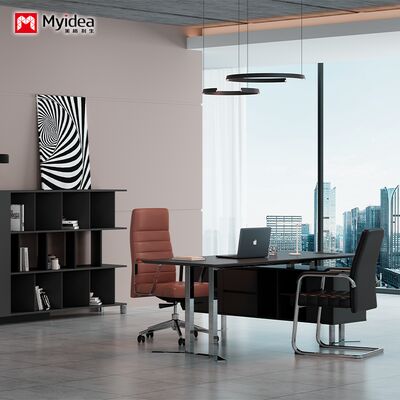 kaufen Individuelles Designgefühl, Geschäftsschreibtisch, Atmosphärischer Chef, Schreibtisch des Vorgesetzten, Modisch mit Schrank, Schreibtisch für große Klasse online manufacture