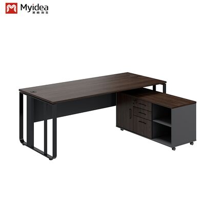 kaufen Ein modernes Luxus-Chefbüro mit Stahlbein-Design und Unterschrank für Bürogebäude online manufacture