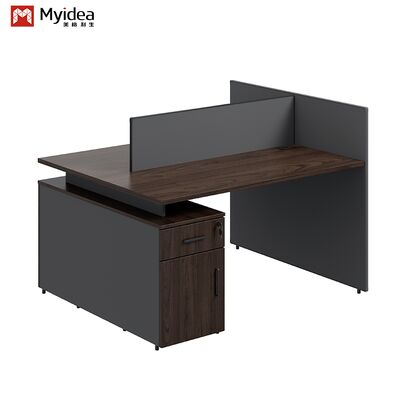 kaufen Moderne Holz-Arbeitsplatzschreibtische mit Stauraum, gegenüberliegend, freistehendes Design, einfache Montage online manufacture