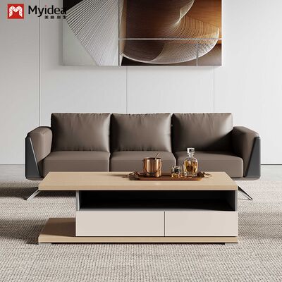kaufen Holz zeitgenössische umweltfreundliche Geschäftsbüro-Doppelschublade-Platten-Typ-Platten-Tisch mit Melamin online manufacture