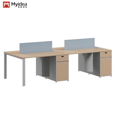 Two Staff Members Facing Each Other, Office Desk wholesale, Bright Color Screen, Office Furniture Desk wholesale