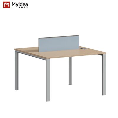 Two Staff Members Facing Each Other, Office Desk wholesale, Steel foot style, Office Furniture Desk wholesale