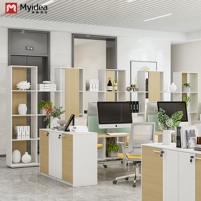 Multi functional partition cabinet, office universal triamine board storage and storage display partition cabinet