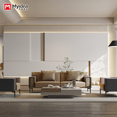 kaufen Italienisches Ledersofa, Couchtischkombination, Führungsbüro-Rezeption, moderne und einfache Sitzplätze für drei Personen online manufacture