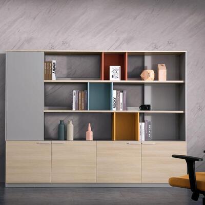 kaufen Datei-Schrank mit nordischer Eichenfarbe, oberes Vitrinenfach online manufacture