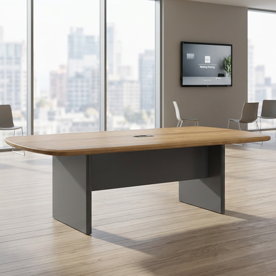 kaufen PVC-Folienbeschichtungsverfahren Moderner, umweltfreundlicher Konferenztisch mit flexibler Verkabelung, 8-Sitzer-Büromöbel online manufacture