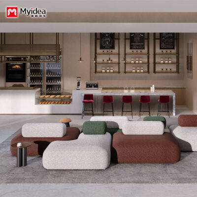 Besorgen Modulares Empfangsofa aus Stoff, flexible modulare Kombination für Bürowartebereiche, Lounges und Pausenräume online manufacture