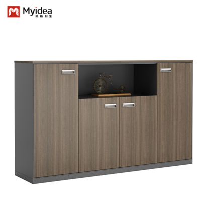 Myidea Vereinfachter Lagerraum, Hinterschrank, Archivschrank, Boden- bis-Decken-Trennwand, Büro-Niederschrank