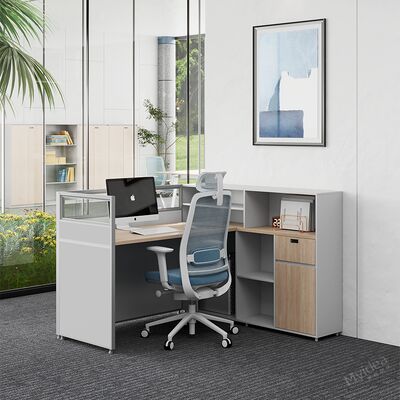 Anpassung Myidea Personal Schreibtisch mit Speicherschrank, Bildschirm Stil, Einzelsitz, einfaches und modernes Büro, Computer-Schreibtisch