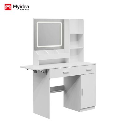 Anpassung Einfach mit Spiegel, Hocker, Schminktisch, Schlafzimmer, Kosmetika mit Schrank, Ablagetisch, Klein-Haushalt, Schminktisch
